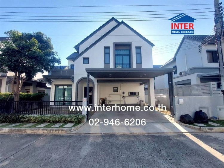บ้านเดี่ยว 2 ชั้น 50.9 ตร.ว. หมู่บ้านสราญสิริ บางนา ใกล้โลตัส บางบ่อ ถนนรัตนราช (เลี่ยงเมืองบางบ่อ) ถนนบางนา-ตราด บางเสาธง สมุทรปราการ รูปที่ 2