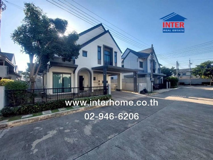 บ้านเดี่ยว 2 ชั้น 50.9 ตร.ว. หมู่บ้านสราญสิริ บางนา ใกล้โลตัส บางบ่อ ถนนรัตนราช (เลี่ยงเมืองบางบ่อ) ถนนบางนา-ตราด บางเสาธง สมุทรปราการ