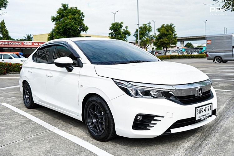 Honda City 2022 1.0 S Sedan เบนซิน ไม่ติดแก๊ส เกียร์อัตโนมัติ ขาว รูปที่ 3