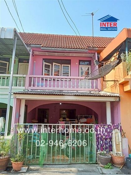 ทาวน์เฮ้าส์ 2 ชั้น 18 ตร.ว. หมู่บ้านร่วมใจ ซอยร่วมใจ3 ถนนปทุมธานี-บางเลน ถนนเลียบคลองบางโพธิ์เหนือ สามโคก ปทุมธานี