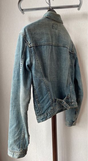 90's Levi's 70752-12 denim jacket with short horn tag made in Hong Kong size M  รูปที่ 8