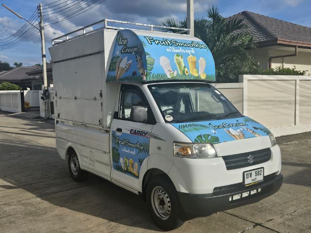 Suzuki Carry 2018 1.6 Mini Truck Utility-car เบนซิน ไม่ติดแก๊ส เกียร์อัตโนมัติ เบจ รูปที่ 2