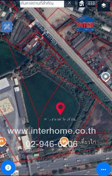 ที่ดินเปล่า 7 ไร่ 161 ตร.ว. ที่ดิน ถนน345 ใกล้สำนักงานเทศบาลเมืองบางคูวัด ถนนสะพานนนทบุรี-บางบัวทอง ถนน345 เมืองปทุมธานี ปทุมธานี