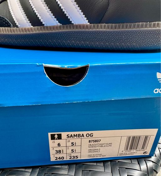 Adidas Samba OG Black 5.5Uk รูปที่ 7