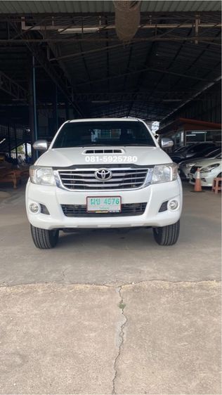 Toyota Hilux Vigo Champ 2015 Smart Cab 2.5 E VNT Prerunner Pickup ดีเซล เกียร์ธรรมดา ขาว