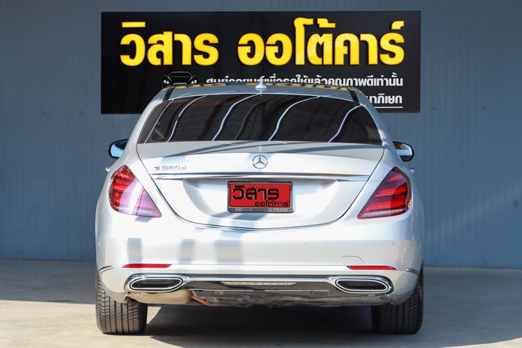 Mercedes-Benz S-Class 2018 S350 Sedan ดีเซล ไม่ติดแก๊ส เกียร์อัตโนมัติ เทา รูปที่ 3