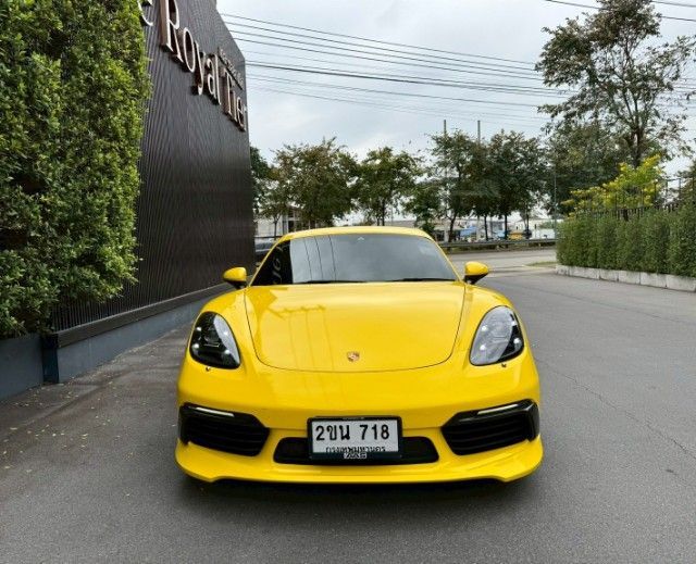 Porsche 718 2019 2.0 Cayman Sedan เบนซิน เกียร์อัตโนมัติ เหลือง รูปที่ 3