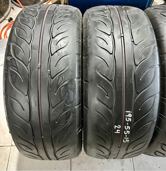 RD 08 195 55 15 ยางมือสอง ปี24 2แถม2 รูปที่ 4