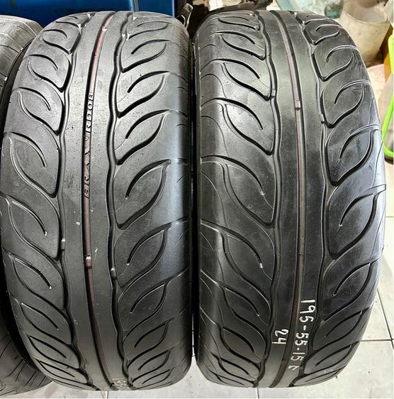 RD 08 195 55 15 ยางมือสอง ปี24 2แถม2 รูปที่ 2