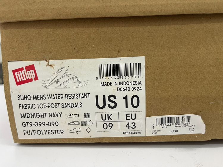 Fitflop  sling Men แท้ ขนาด 43 สภาพใหม่ นุ่มสบาย ราคาถูกใจ รูปที่ 10