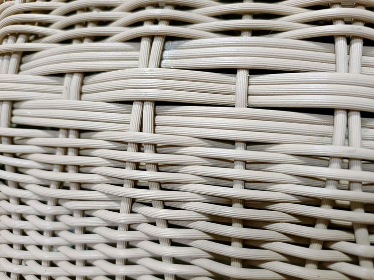 💟 ตระกร้า กระเป๋า หวายสาน ใบใหญ่ งานแฮนด์เมด รูปที่ 8