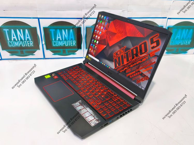 โน๊ตบุคเล่นเกมส์มือสอง ACER ADM Ryzen5-3550H Ram16GB SSD512GB RX560 4GB รูปที่ 5