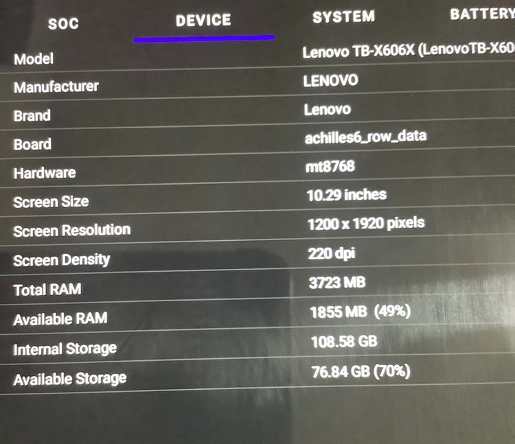 Lenovo TAB M10 FHD รูปที่ 3