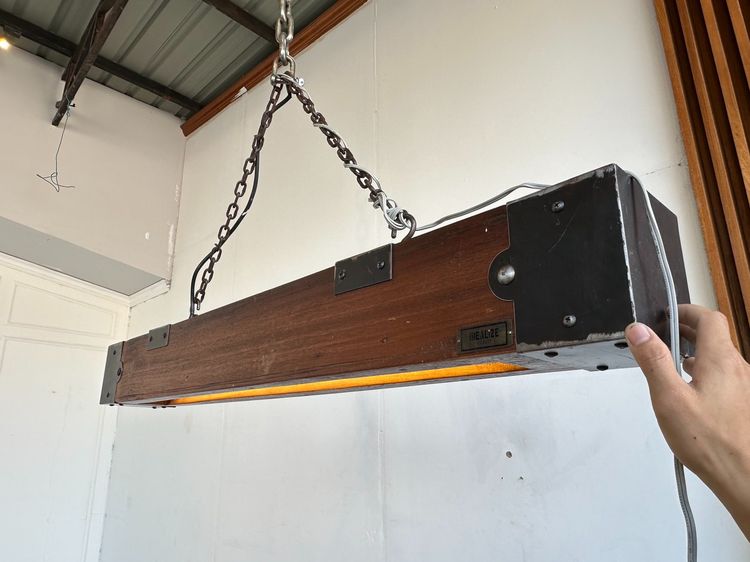 โคมไฟ สไตล์โมเดิร์น แบรนด์ IDEALIZE งานไม้จริงผสมเหล็ก  รูปที่ 3