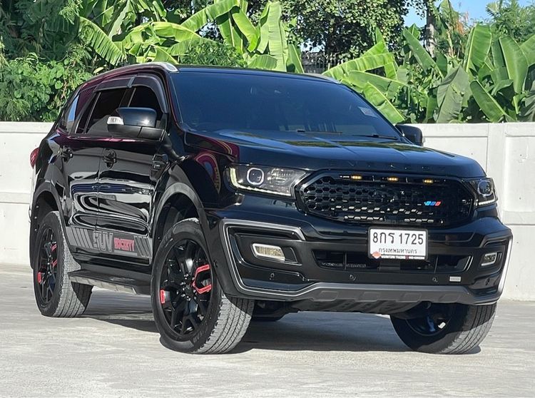 Ford Everest 2019 2.0 Turbo Titanium+ Utility-car ดีเซล ไม่ติดแก๊ส เกียร์อัตโนมัติ ดำ