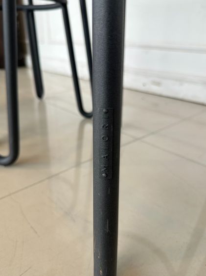 เก้าอี้บาร์ แบรนด์ MAIORI วัสดุอลูมิเนียม สีเทาเข้ม รูปที่ 8