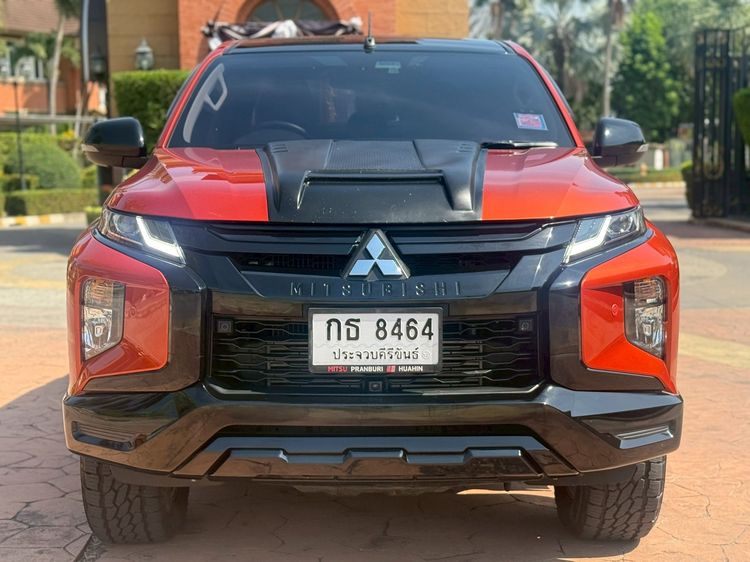 Mitsubishi Triton 2020 Double Cab 2.4 GT Premium ATHLETE Pickup ดีเซล เกียร์อัตโนมัติ ส้ม รูปที่ 2