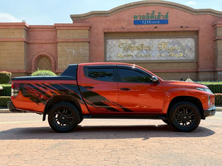 Mitsubishi Triton 2020 Double Cab 2.4 GT Premium ATHLETE Pickup ดีเซล เกียร์อัตโนมัติ ส้ม รูปที่ 3