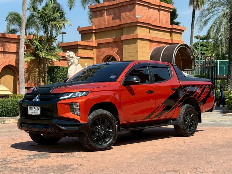 Mitsubishi Triton 2020 Double Cab 2.4 GT Premium ATHLETE Pickup ดีเซล เกียร์อัตโนมัติ ส้ม