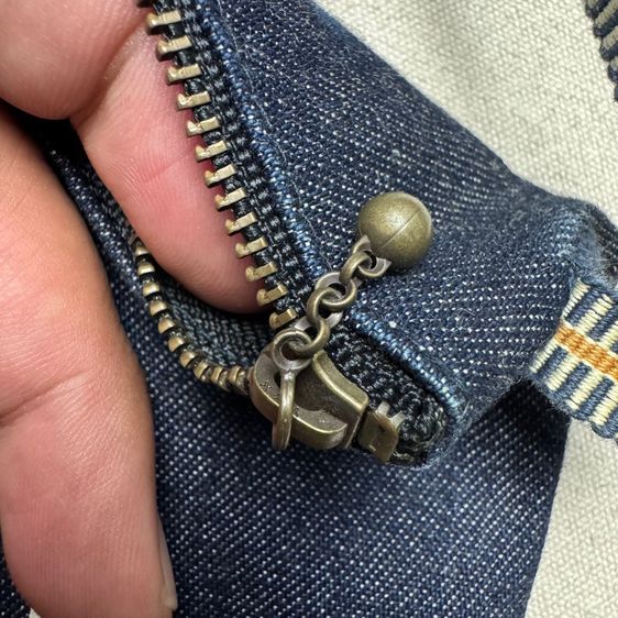 กระเป๋า Jeans Japan Edition สภาพใหม่ ผ้าสวย ซื้อมาจากญี่ปุ่น เก่าเก็บ ทรงดี รูปที่ 6