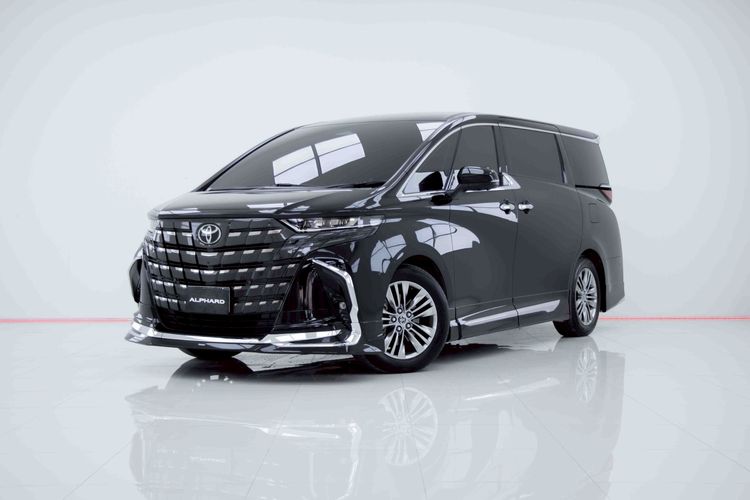 Toyota Alphard 2024 2.5 Utility-car เบนซิน ไม่ติดแก๊ส เกียร์อัตโนมัติ ดำ