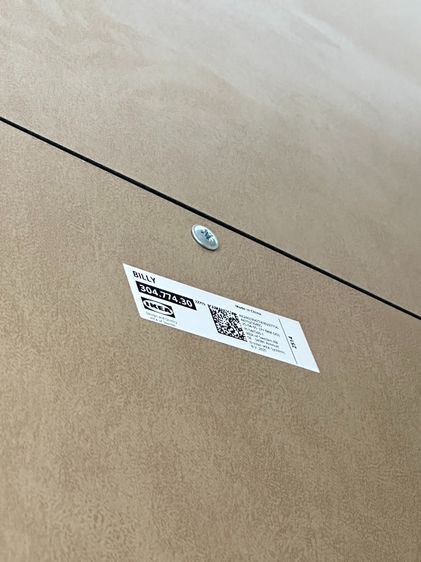 ตู้โชว์ทรงสูง แบรนด์ IKEA รุ่น BILLY โครงไม้ Particle Board สีน้ำตาล รูปที่ 6