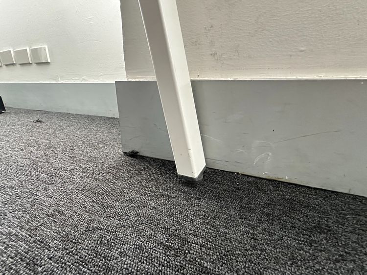 โต๊ะทำงานกลุ่ม 4 ที่นั่ง ท็อปไม้ MDF ผิวลามิเนตสีขาว รูปที่ 17