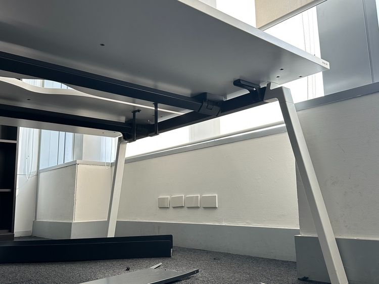 โต๊ะทำงานกลุ่ม 4 ที่นั่ง ท็อปไม้ MDF ผิวลามิเนตสีขาว รูปที่ 13