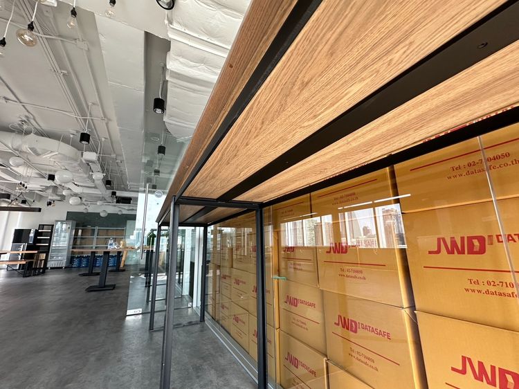 โต๊ะบาร์ ท็อปไม้ MDF ปิดผิวลายไม้สีน้ำตาล โครงขาเหล็ก  รูปที่ 5