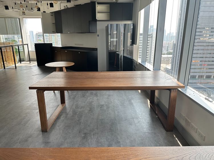 โต๊ะทำงาน ไม้ น้ำตาล โต๊ะทานอาหาร แบรนด์ IKEA รุ่น MÖRBYLÅNGA 