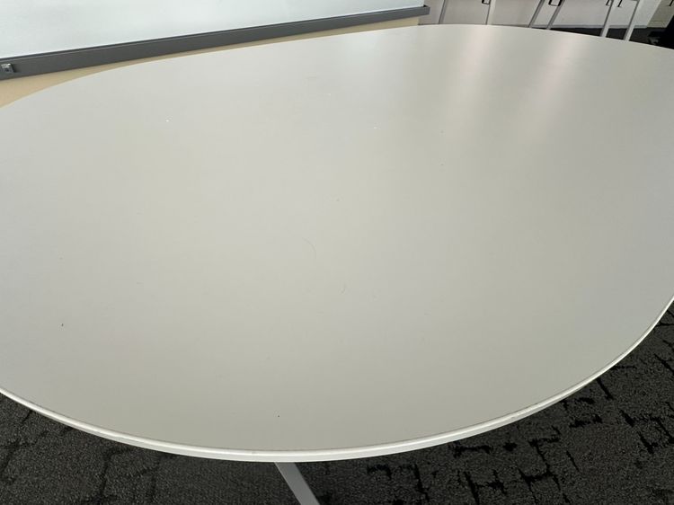 โต๊ะประชุม แบรนด์ KOKUYO ท็อปไม้ MDF สีขาว  รูปที่ 8