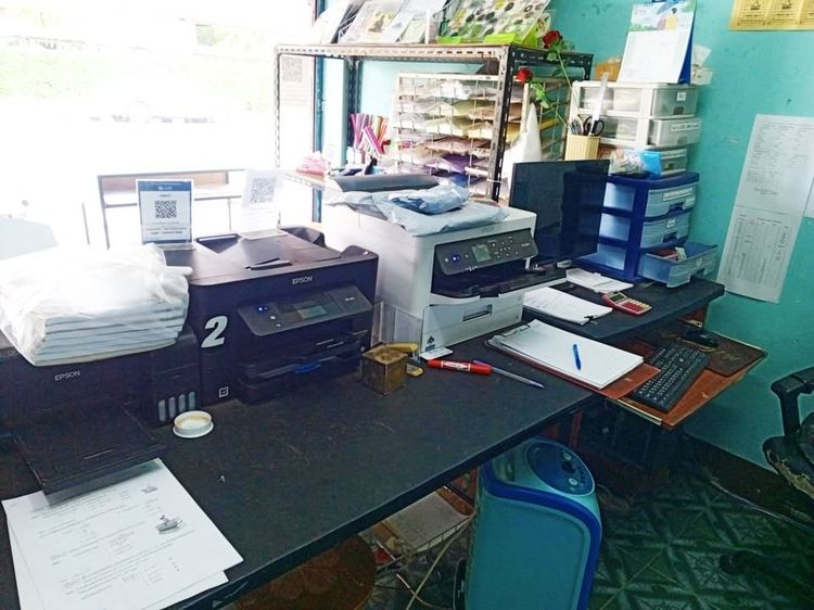 ชุดเปิดร้านสิ่งพิมพ์ ปริ้น ถ่าย เข้าเล่ม เคลือบบัตร งานผ้าป่าฯลฯ