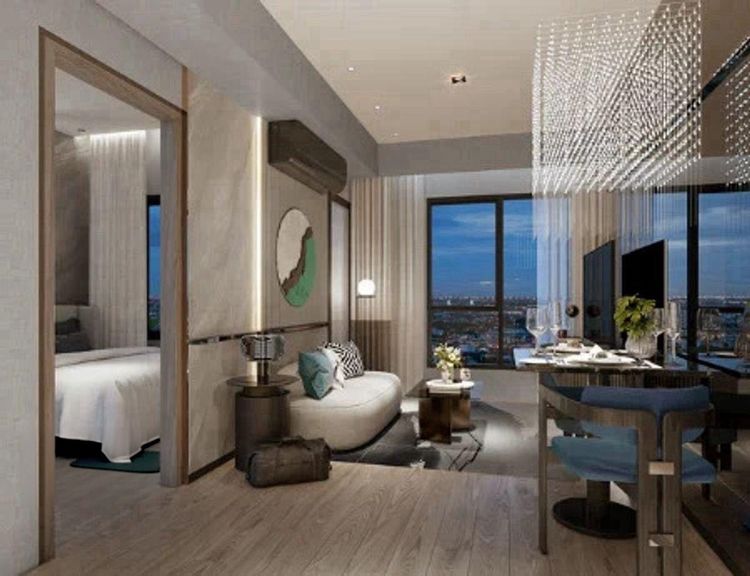 มีบางส่วน ขายดาวน์คอนโด ควินทารา มาย’เดน โพธิ์นิมิตร ชั้น 12A วิวแม่น้ำ ติดรถไฟฟ้า BTS โพธิ์นิมิตร รูปที่ 2