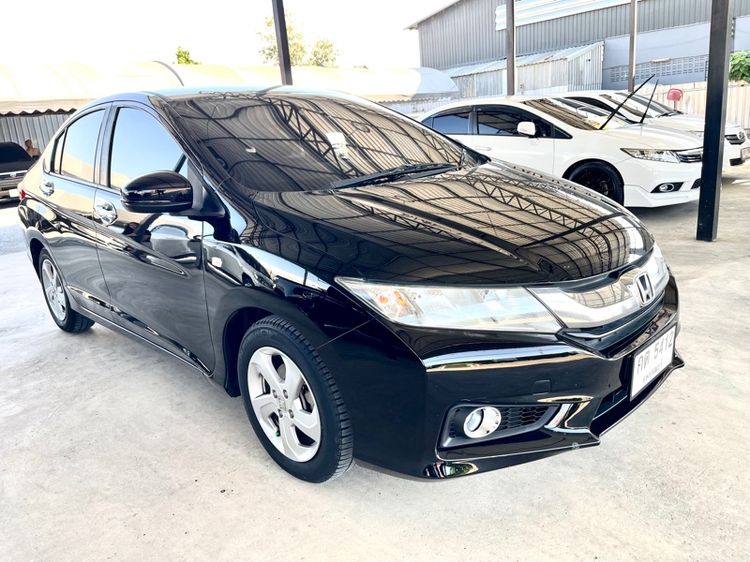 Honda City 2014 1.5 V Plus i-VTEC Sedan เบนซิน ไม่ติดแก๊ส เกียร์อัตโนมัติ ดำ รูปที่ 2