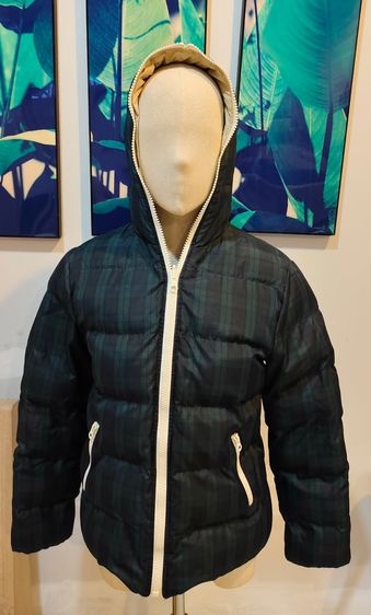 เสื้อกันหนาวขนเป็ด Honey Suckle Rose Japan ลายตารางสีเขียวเข้มไซส์M สภาพสวย อก36นิ้ว ยาว 23นิ้ว ไหล่16 นิ้ว รูปที่ 5