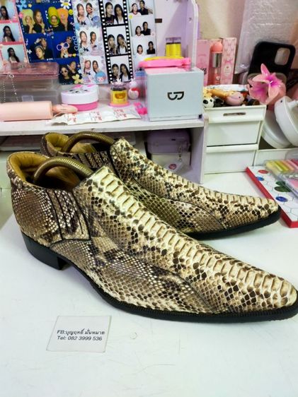 รองเท้าหนัง  ง.. แท้ สภาพดี ไซซ์ 44 28.5-29ซม. ไม่มีตำหนิ  สวยๆ หายาก เจ้าของซื้อมา หมื่นกว่าบาท ขายให้ถูกๆ รูปที่ 4
