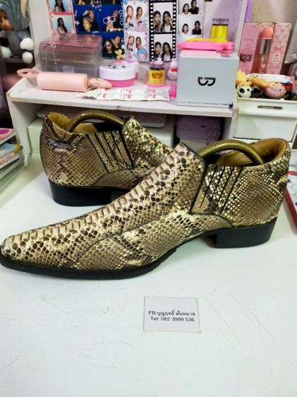 รองเท้าหนัง  ง.. แท้ สภาพดี ไซซ์ 44 28.5-29ซม. ไม่มีตำหนิ  สวยๆ หายาก เจ้าของซื้อมา หมื่นกว่าบาท ขายให้ถูกๆ รูปที่ 3