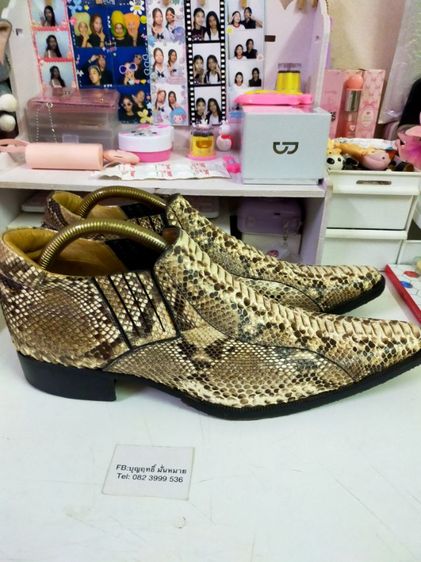 รองเท้าหนัง  ง.. แท้ สภาพดี ไซซ์ 44 28.5-29ซม. ไม่มีตำหนิ  สวยๆ หายาก เจ้าของซื้อมา หมื่นกว่าบาท ขายให้ถูกๆ รูปที่ 11