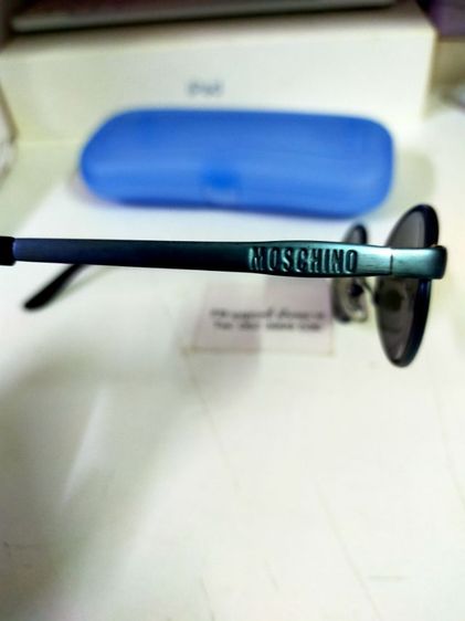 แว่นกันแดด MOSCHINO ของแท้ สภาพดี ทรงวินเทจ สวยๆ เท่ห์  รูปที่ 11