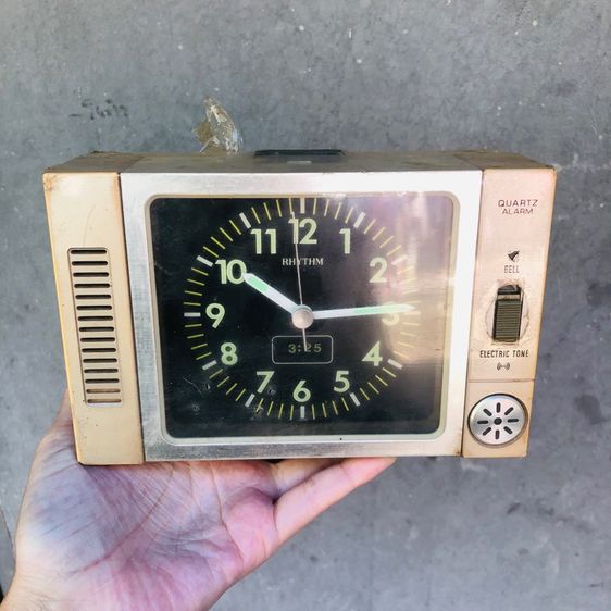 อื่นๆ อื่นๆ นาฬิกาปลุกเดินทางควอตซ์ Citizen สไตล์วินเทจ