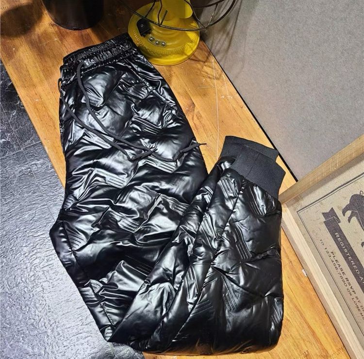 ชุดเสื้อผ้าเสื้อโค้ทและกางเกงขายาวสำหรับผู้ชายกันลมกันน้ำกันหนาว สำหรับฤดูหนาว รูปที่ 10