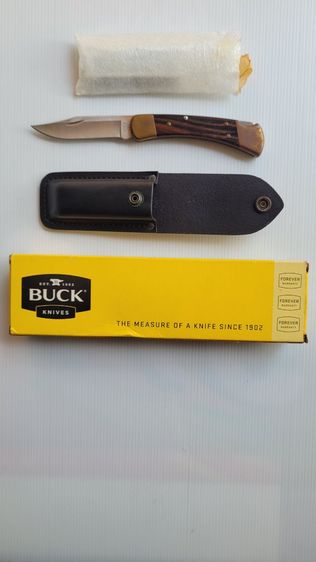 มีดพับด้ามทองเหลือง Buck 110 Folding Hunter รูปที่ 2