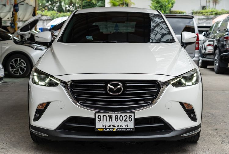 Mazda CX-3 2019 2.0 S Sedan เบนซิน ไม่ติดแก๊ส เกียร์อัตโนมัติ ขาว