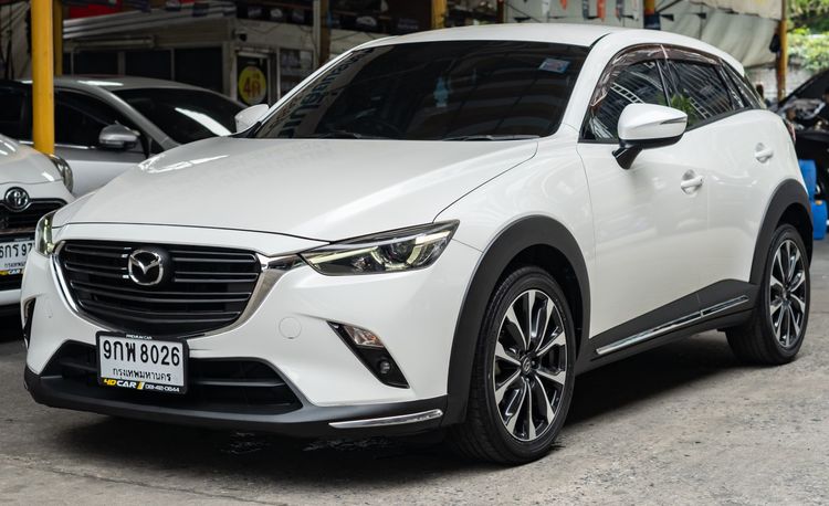 Mazda CX-3 2019 2.0 S Sedan เบนซิน ไม่ติดแก๊ส เกียร์อัตโนมัติ ขาว รูปที่ 2