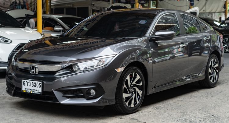 Honda Civic 2017 1.8 EL i-VTEC Sedan เบนซิน ไม่ติดแก๊ส เกียร์อัตโนมัติ เทา รูปที่ 2
