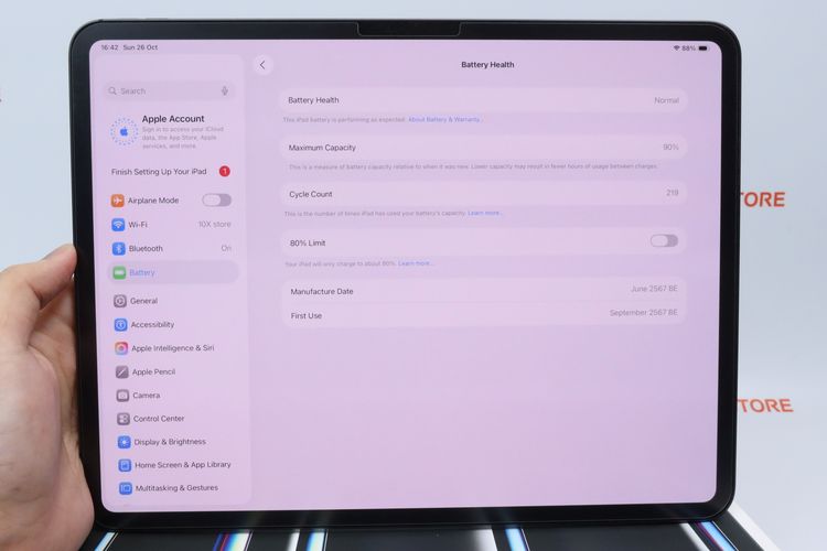 iPad Pro M4 13" WiFi 256GB Batt 90 - ID25100212 รูปที่ 12