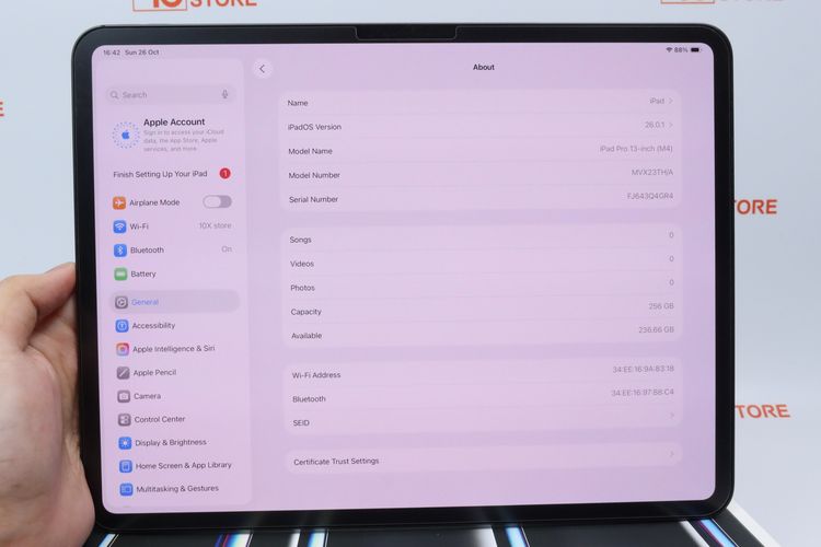 iPad Pro M4 13" WiFi 256GB Batt 90 - ID25100212 รูปที่ 13