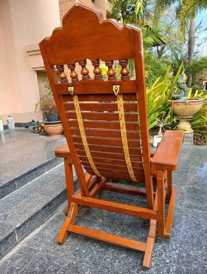 เก้าอี้ไม้สักฮ่องเต้เหมือนใหม่ รูปที่ 6