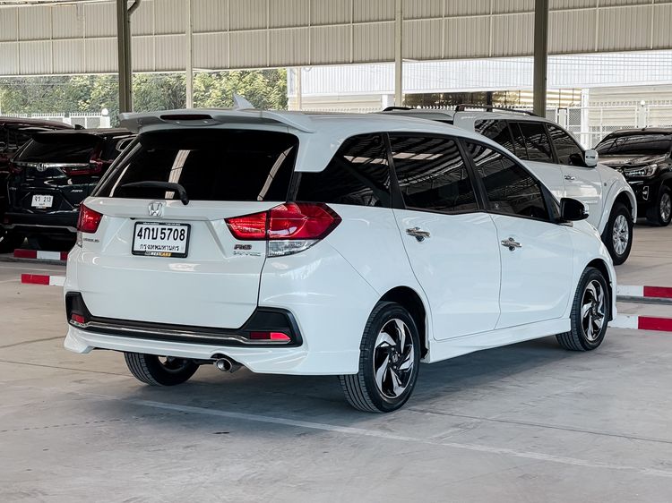 Honda Mobilio 2015 1.5 RS Sedan เบนซิน ไม่ติดแก๊ส เกียร์อัตโนมัติ ขาว รูปที่ 3