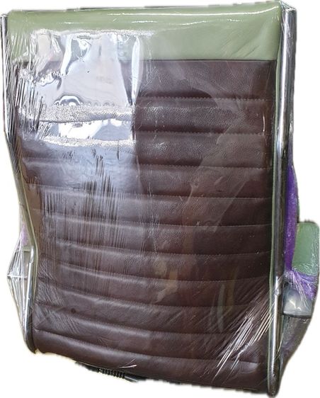 ขายด่วน เก้าอี้สำนักงานหุ้มหนังแท้ใหม่ ราคา3,000บาท รูปที่ 6